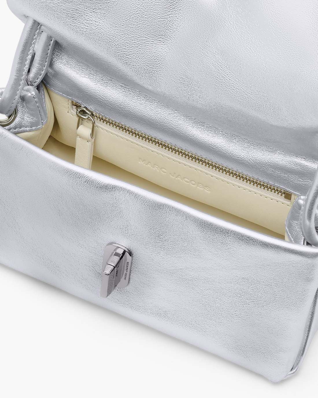 The Metallic Mini Dual Bag Silver - Marc Jacobs