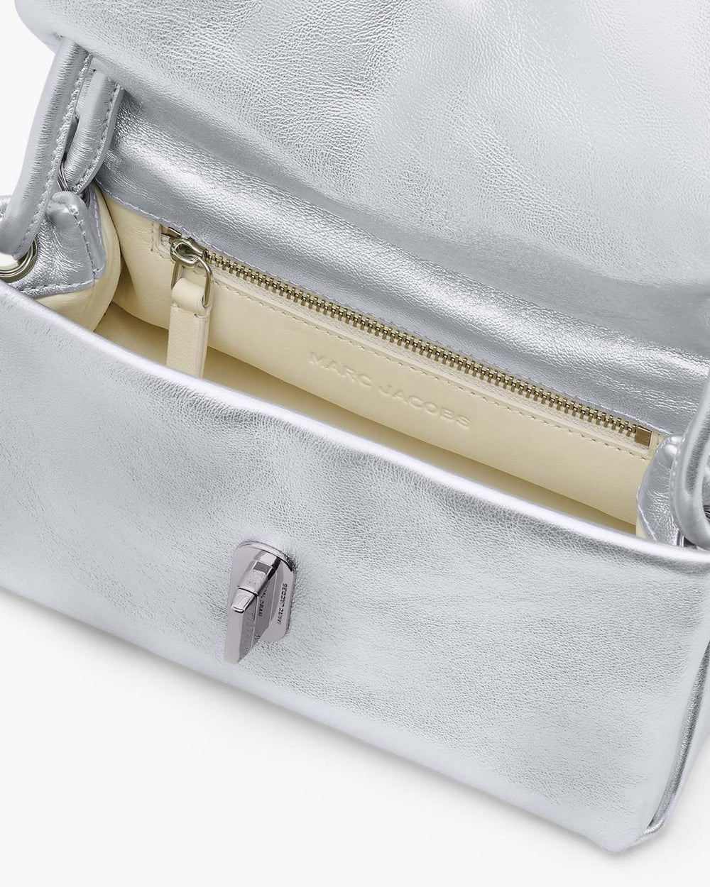 The Metallic Mini Dual Bag Silver - Marc Jacobs