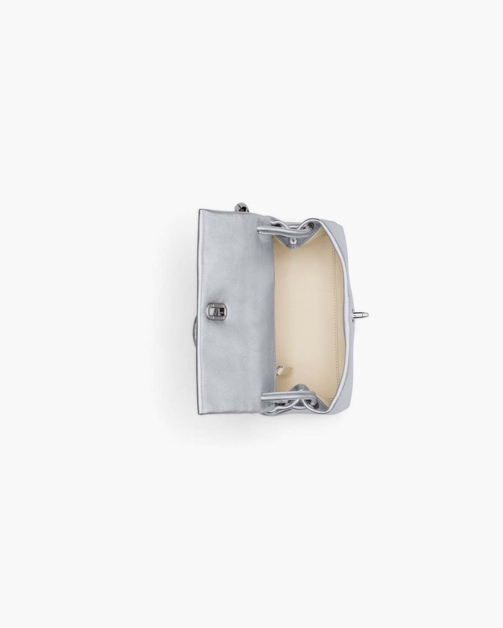 The Metallic Mini Dual Bag Silver - Marc Jacobs