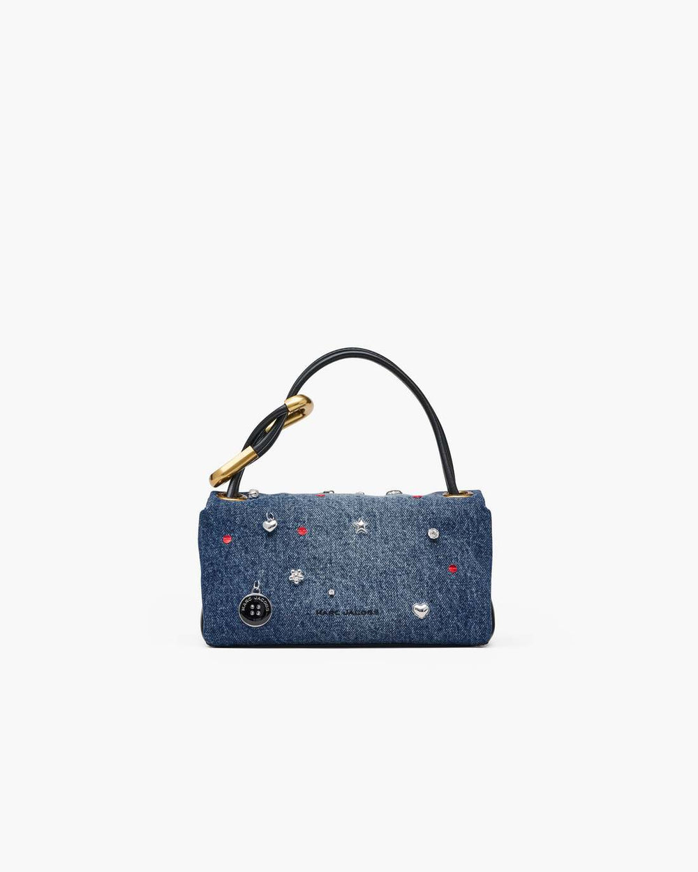The Trinket Charm Denim Mini Dual Bag Medium Wash Multi - Marc Jacobs