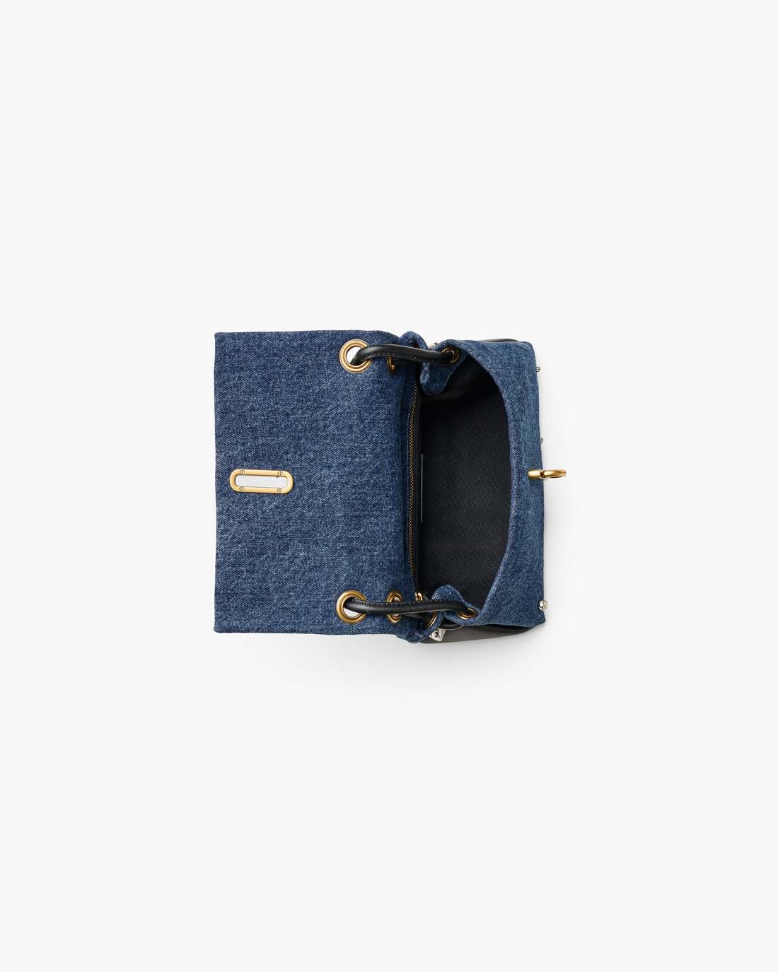 The Trinket Charm Denim Mini Dual Bag Medium Wash Multi - Marc Jacobs