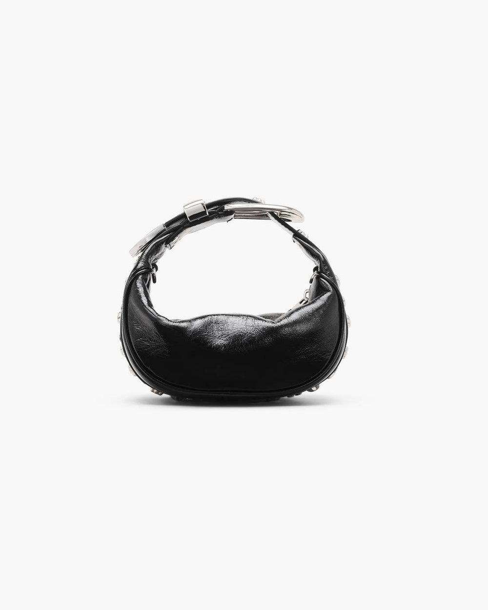 The Crinkle Patent Party Bag Black - Marc Jacobs