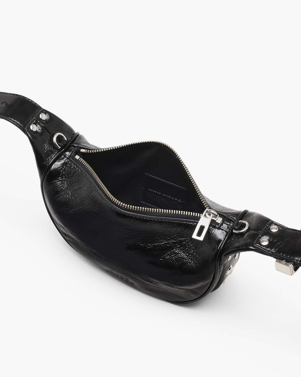 The Crinkle Patent Party Bag Black - Marc Jacobs
