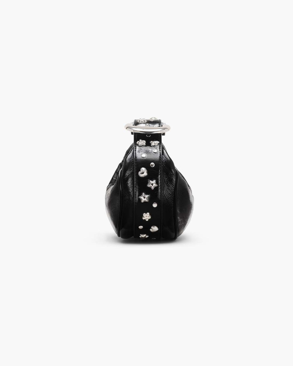 The Crinkle Patent Party Bag Black - Marc Jacobs