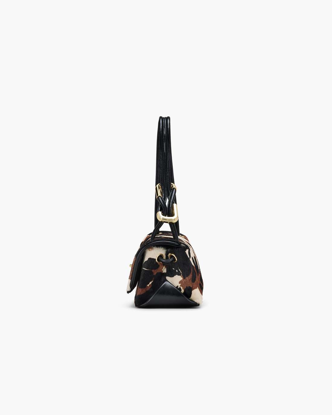 The Cow Haircalf Mini Dual Shoulder Bag Mocha Multi - Marc Jacobs