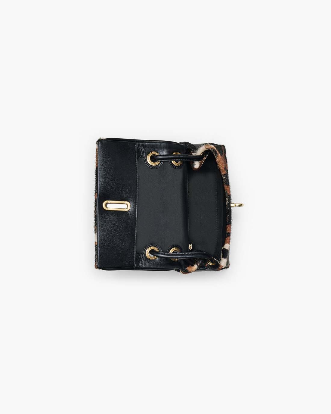 The Cow Haircalf Mini Dual Shoulder Bag Mocha Multi - Marc Jacobs