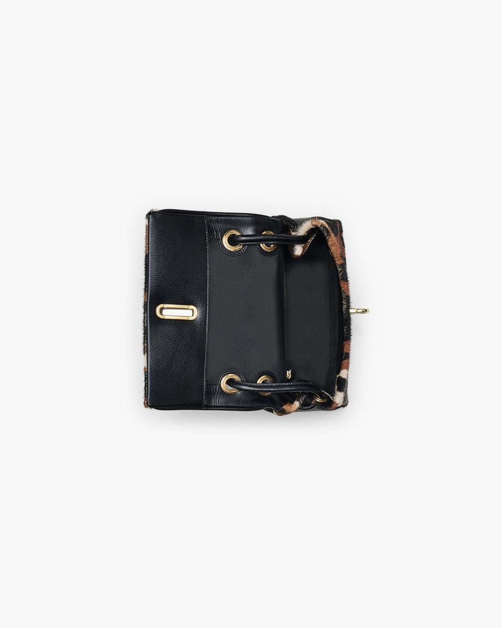 The Cow Haircalf Mini Dual Shoulder Bag Mocha Multi - Marc Jacobs