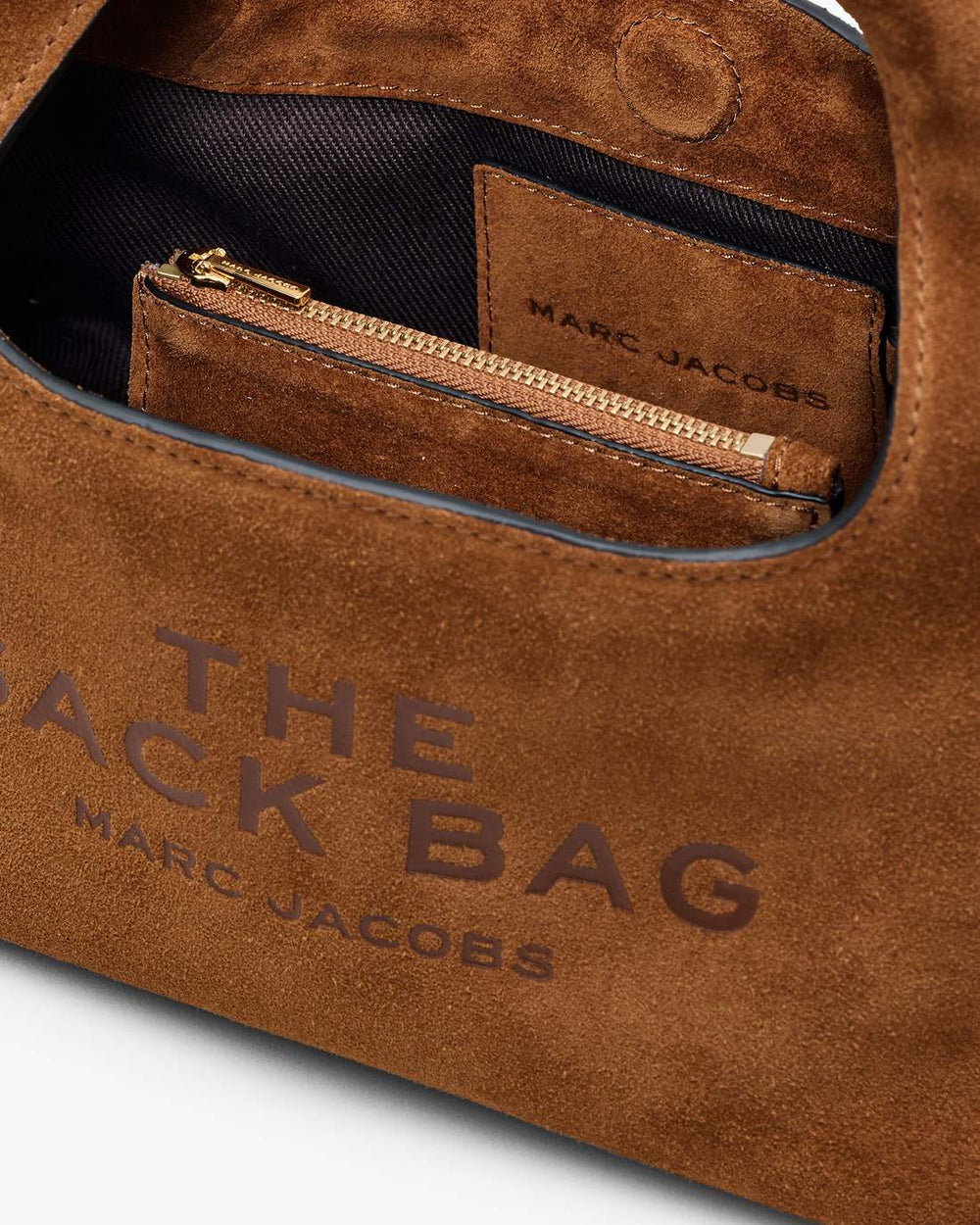 The Suede Mini Sack Bag Copper - Marc Jacobs