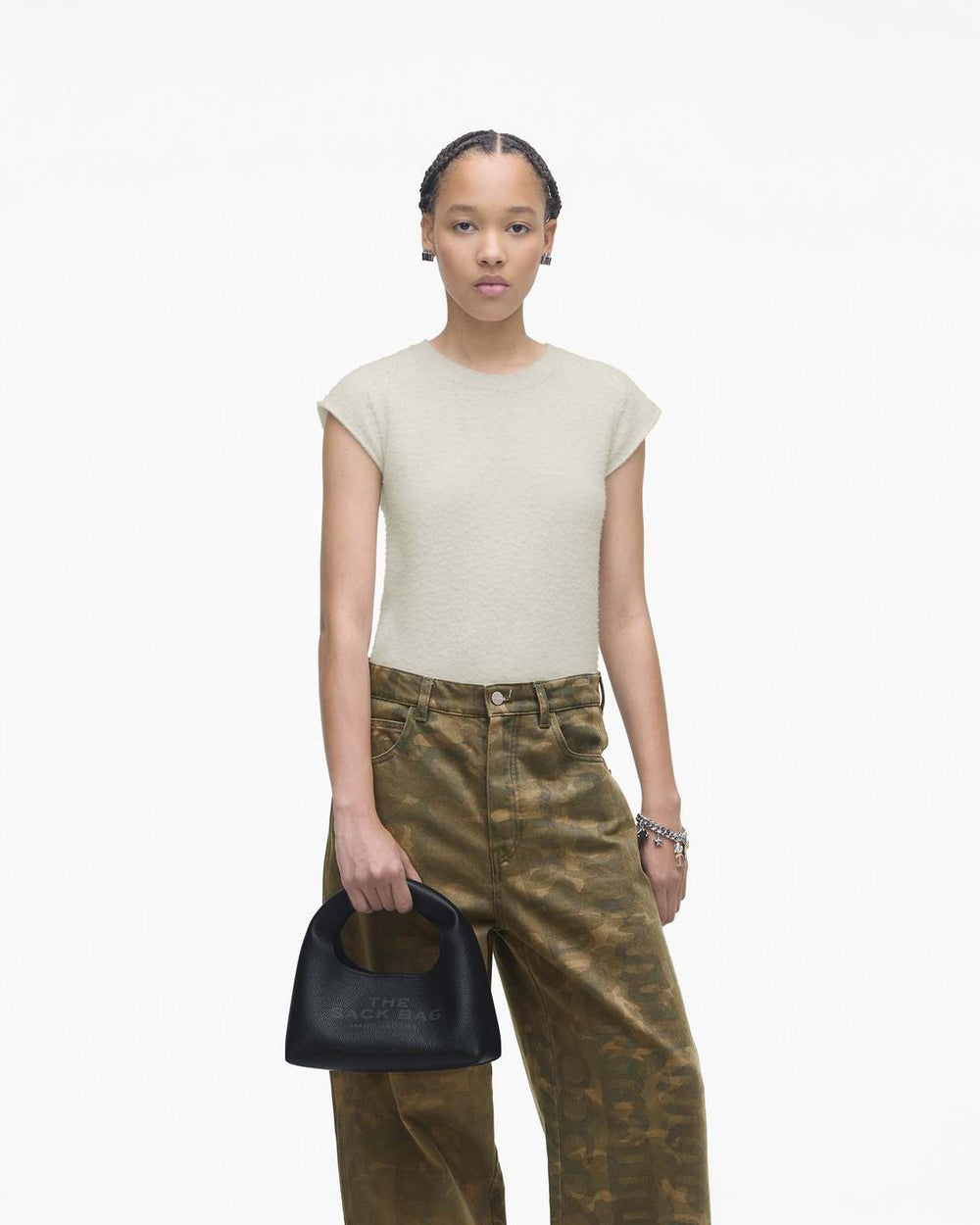 The Mini Sack Bag Tonal Black - Marc Jacobs
