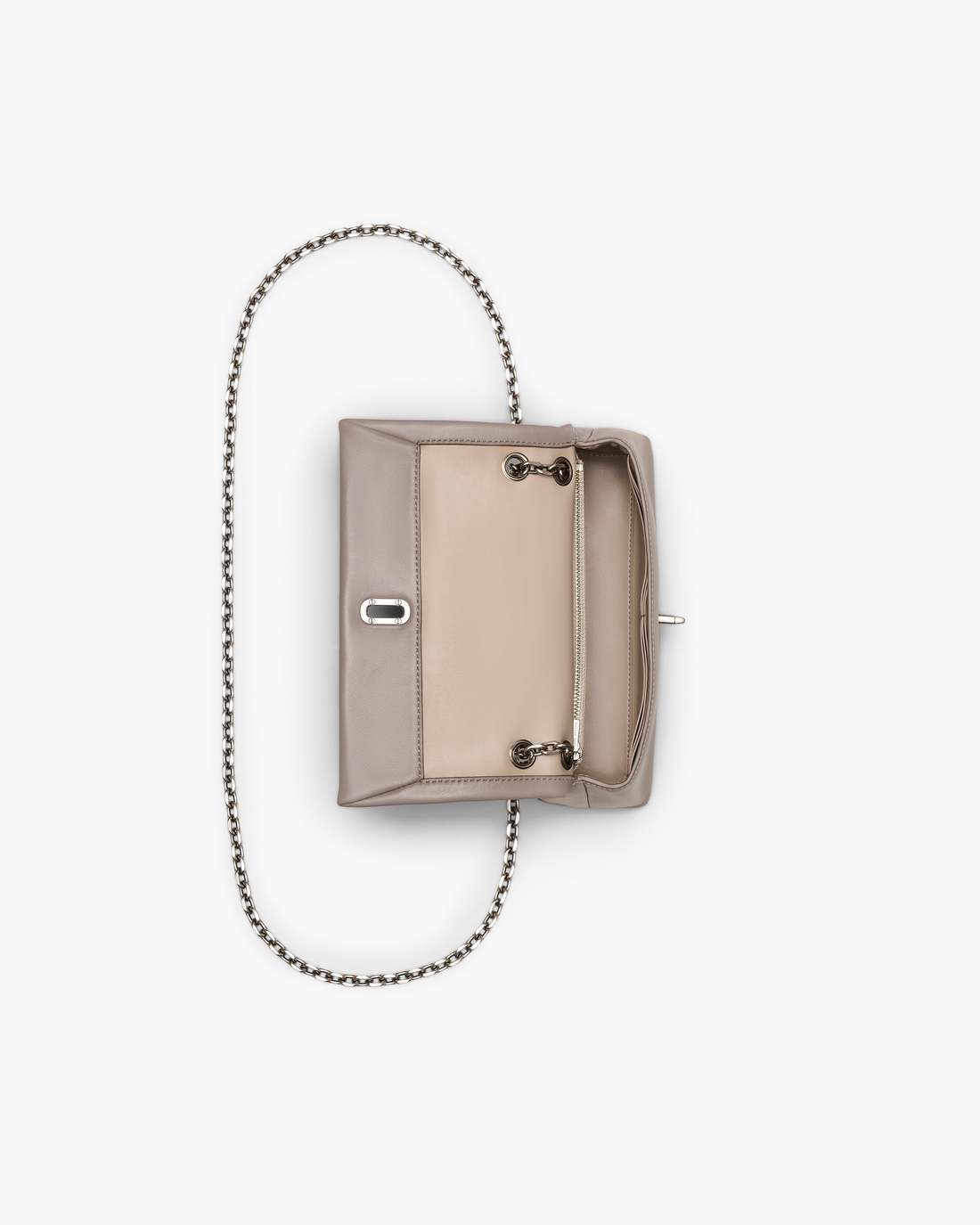 The Dual Chain Mini Bag Cement - Marc Jacobs