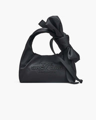 The Bow Nylon Mini Sack Bag Black - Marc Jacobs