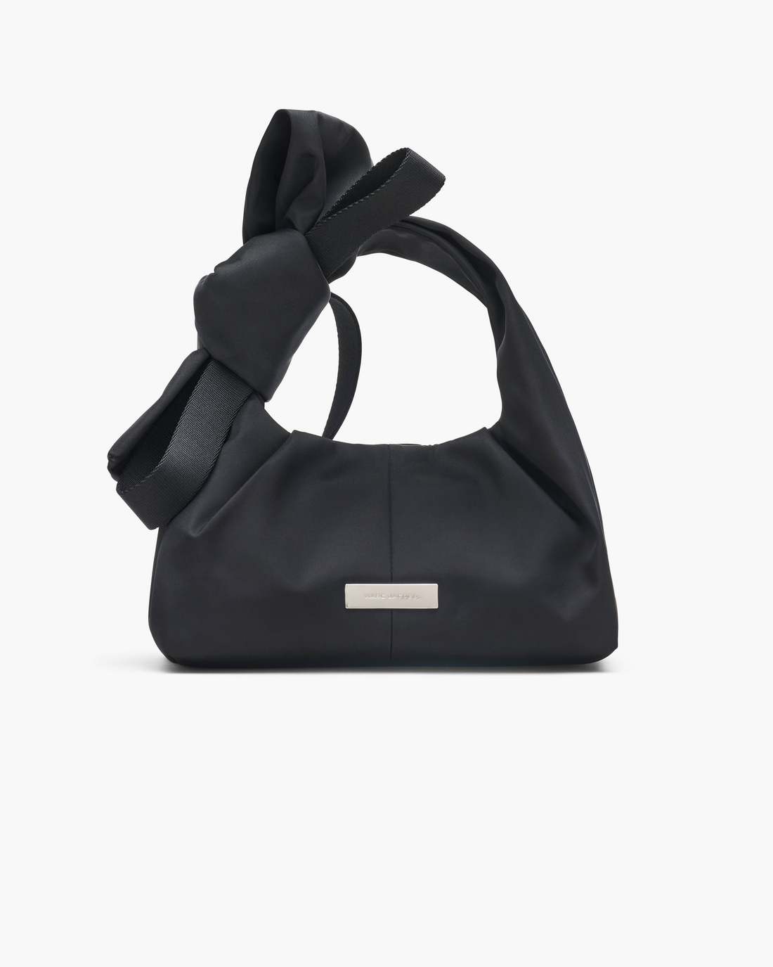 The Bow Nylon Mini Sack Bag Black - Marc Jacobs