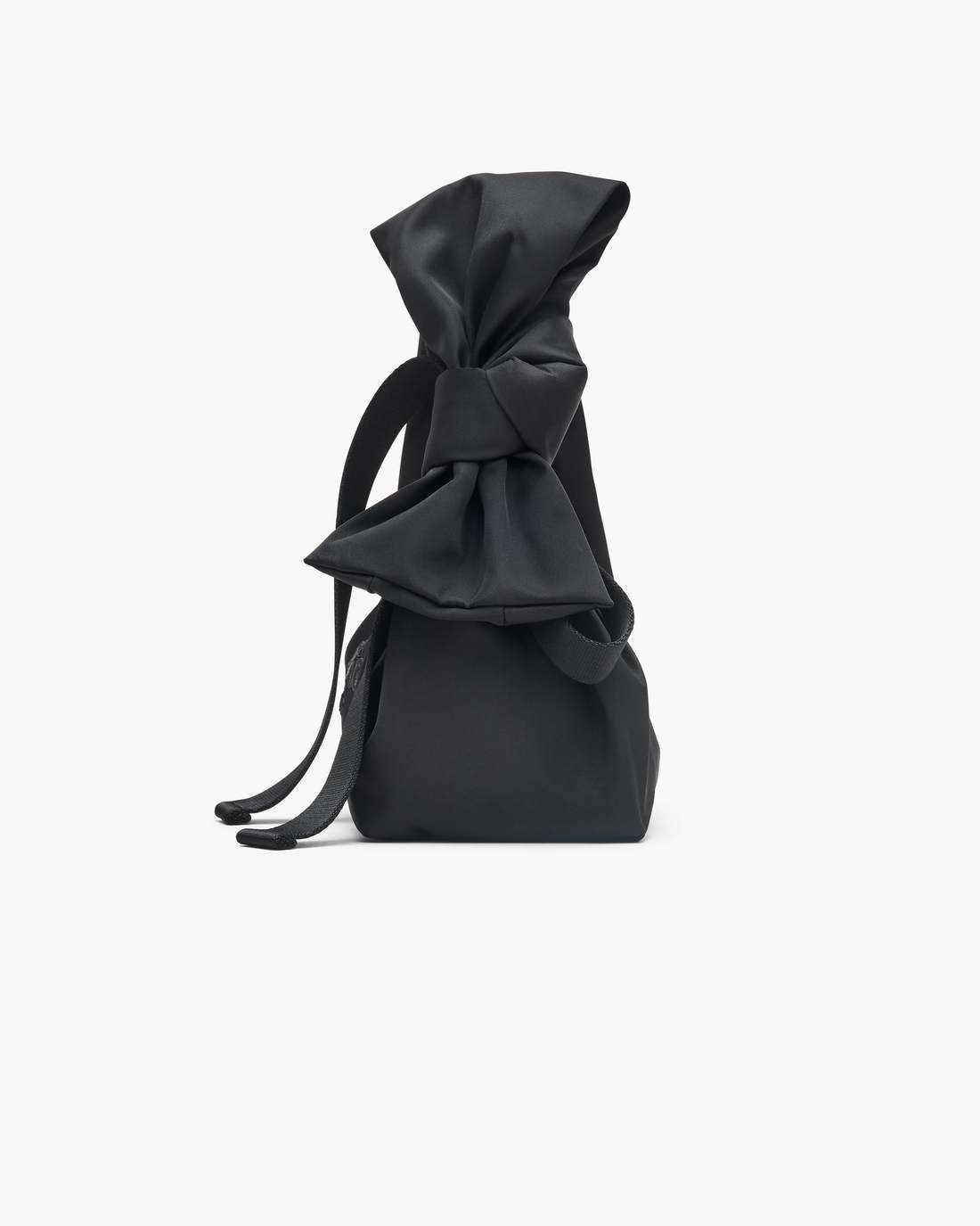 The Bow Nylon Mini Sack Bag Black - Marc Jacobs