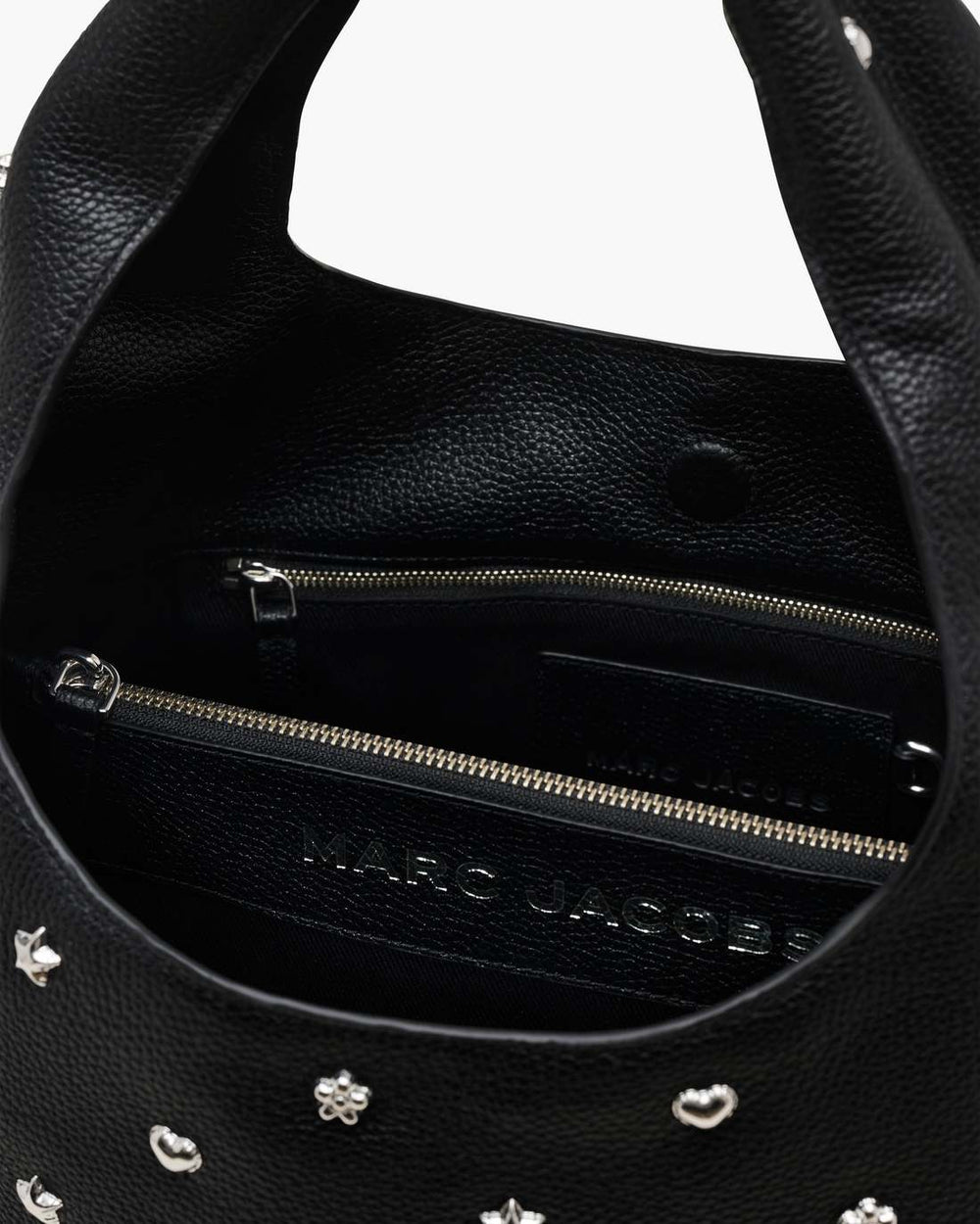 The Mini Icon Stud Sack Bag Black Multi - Marc Jacobs