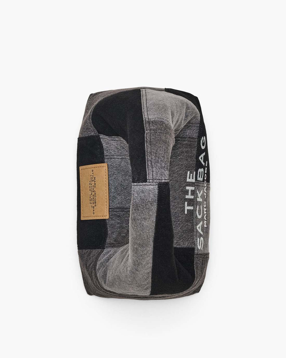 The Patchwork Denim Sack Bag Black Denim - Marc Jacobs