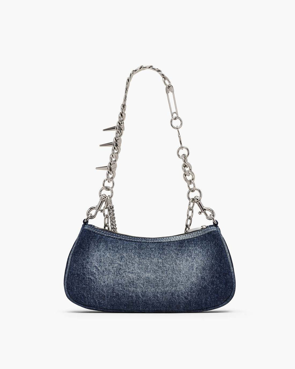 The Faded Denim Charm Shoulder Bag Faded Vintage Indigo - Marc Jacobs
