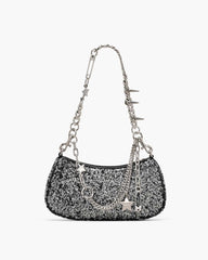 The Sequin Charm Shoulder Bag Silver - Marc Jacobs