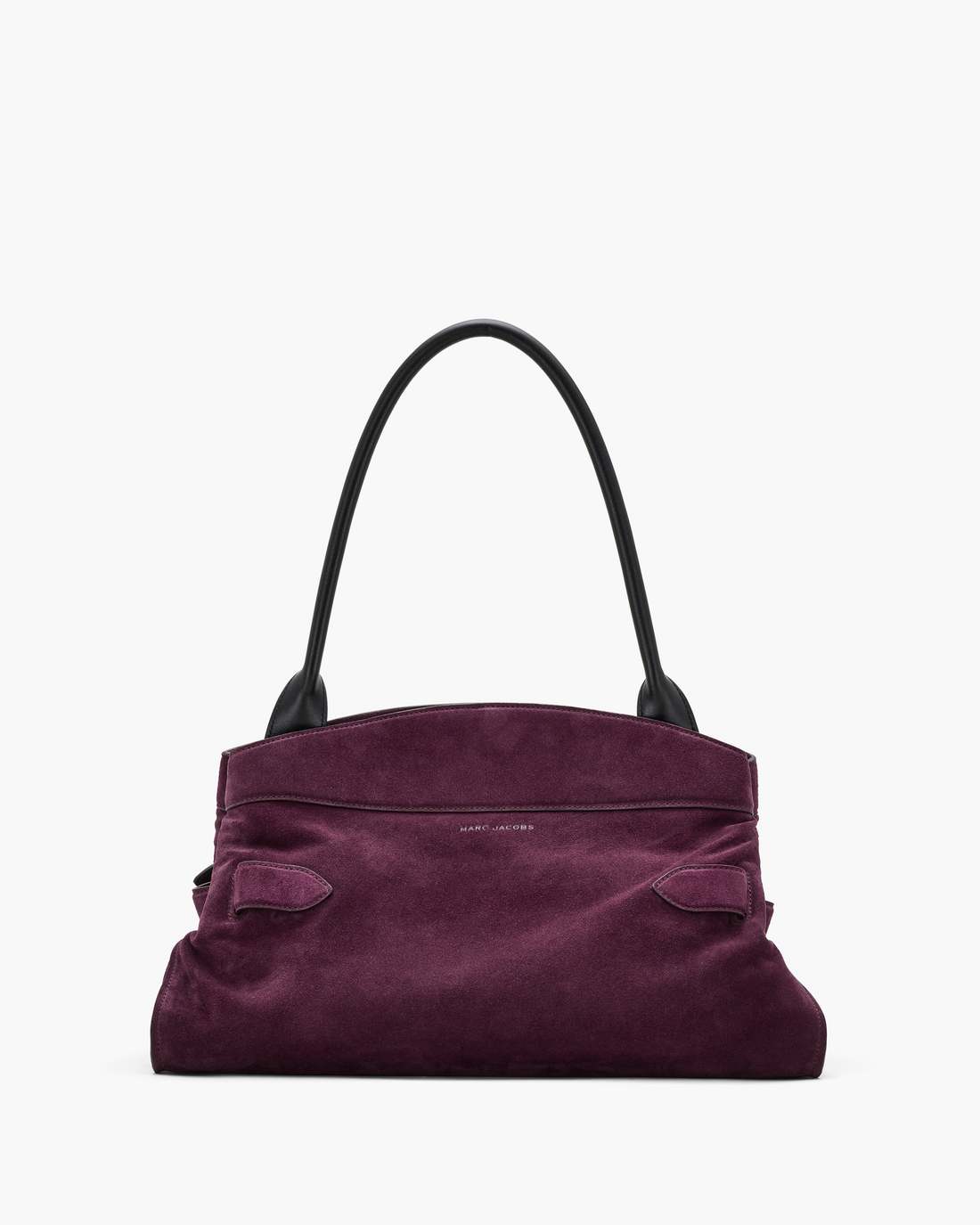 The Suede Dakota Satchel Dark Plum - Marc Jacobs