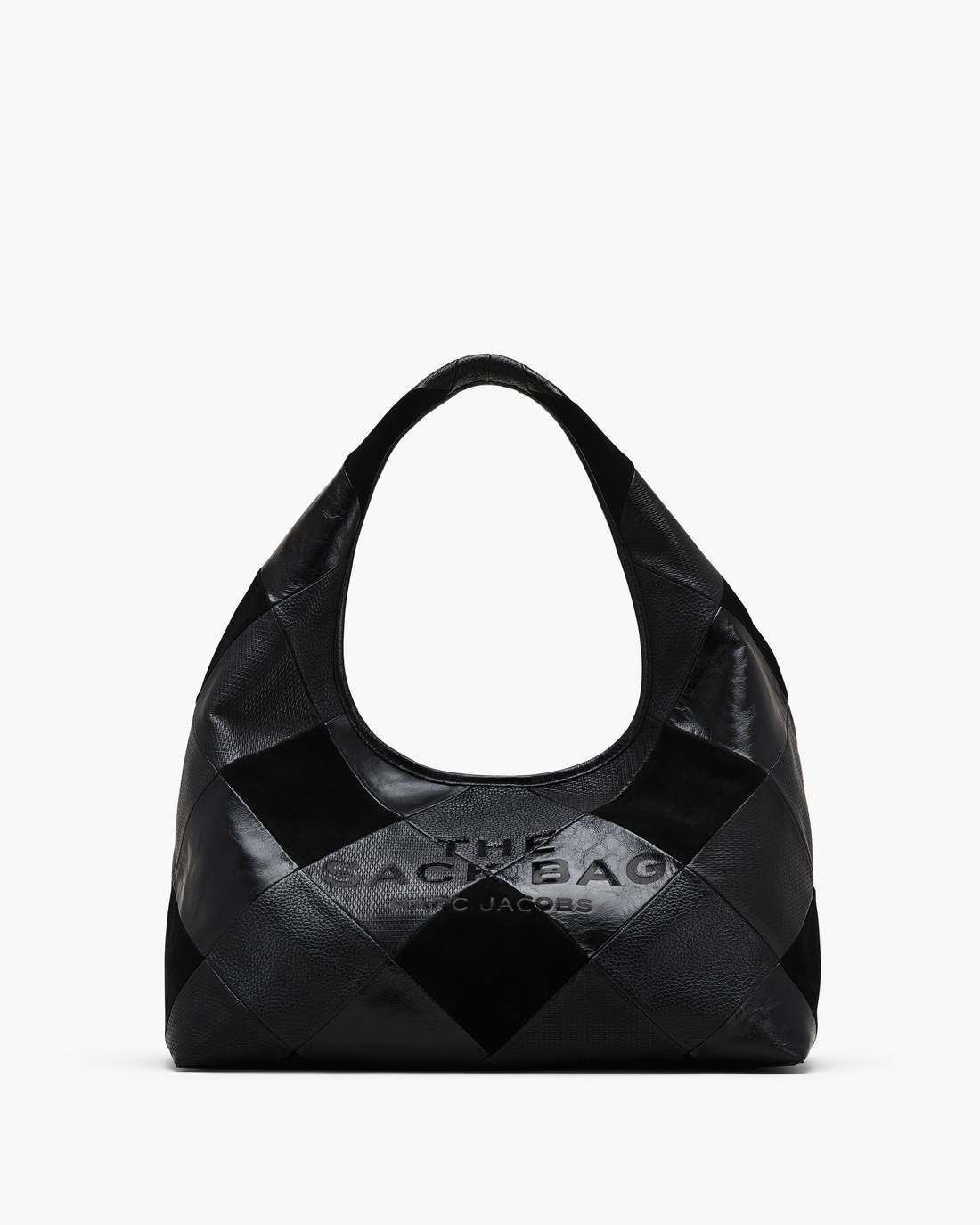 The Suede Patchwork Sack Bag Black Multi - Marc Jacobs