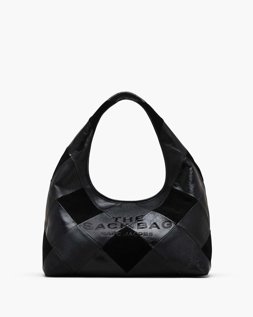 The Suede Patchwork Sack Bag Black Multi - Marc Jacobs