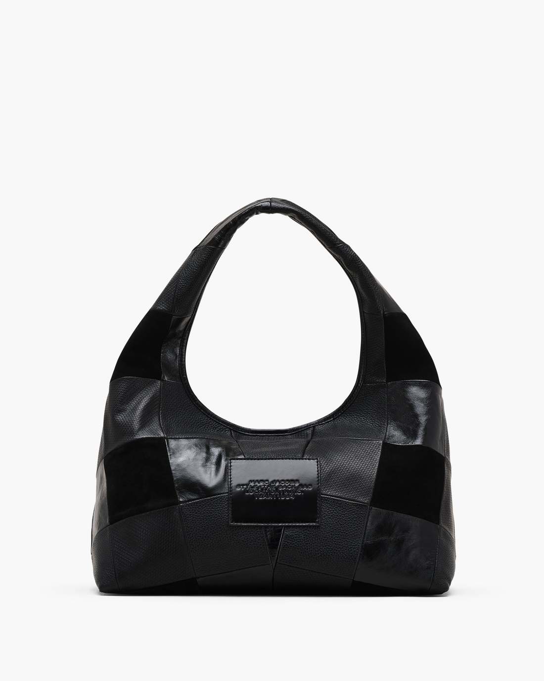 The Suede Patchwork Sack Bag Black Multi - Marc Jacobs