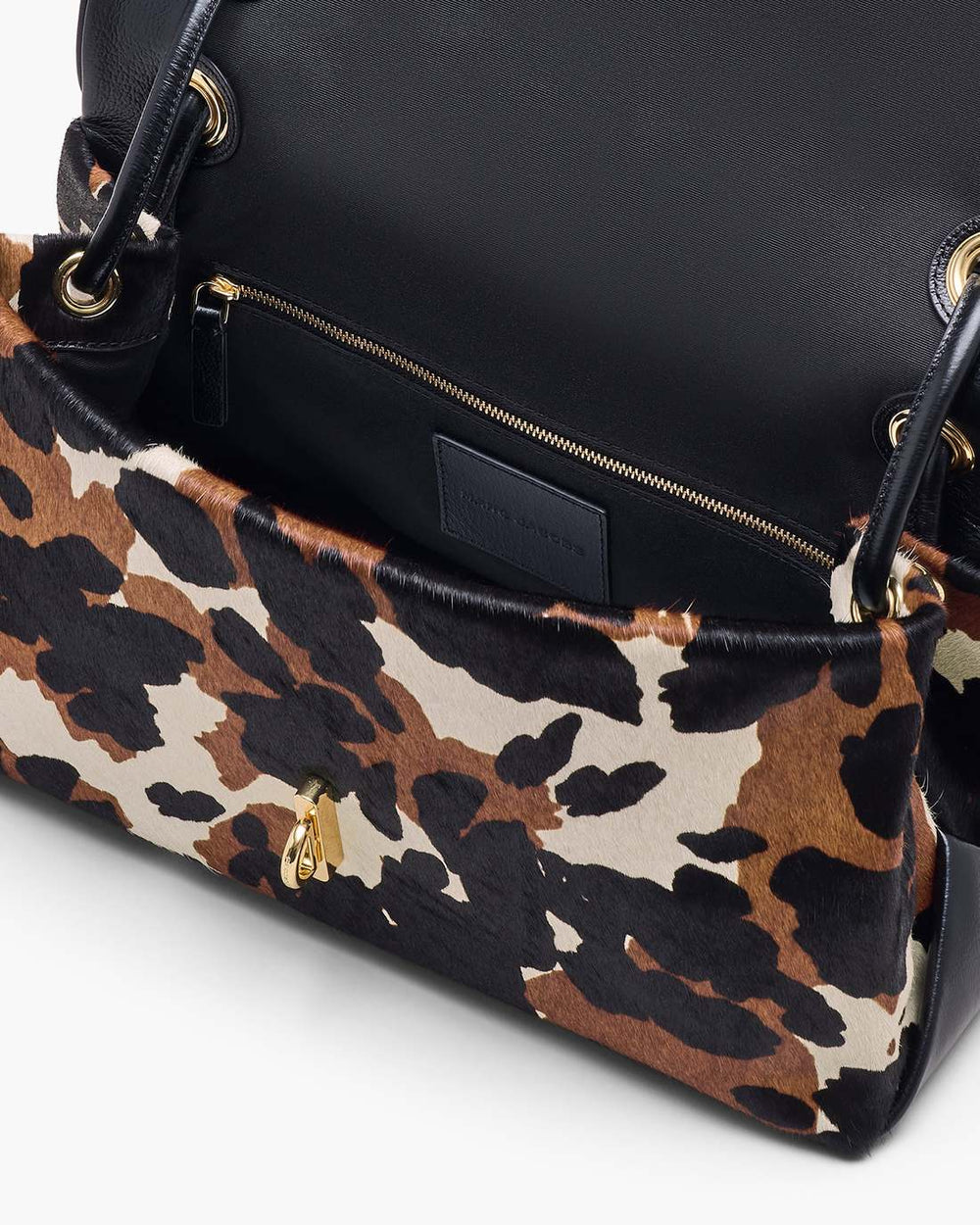 The Cow Haircalf Large Dual Bag Mocha Multi - Marc Jacobs