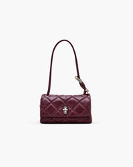 The Quilted Mini Dual Shoulder Bag Dark Plum - Marc Jacobs