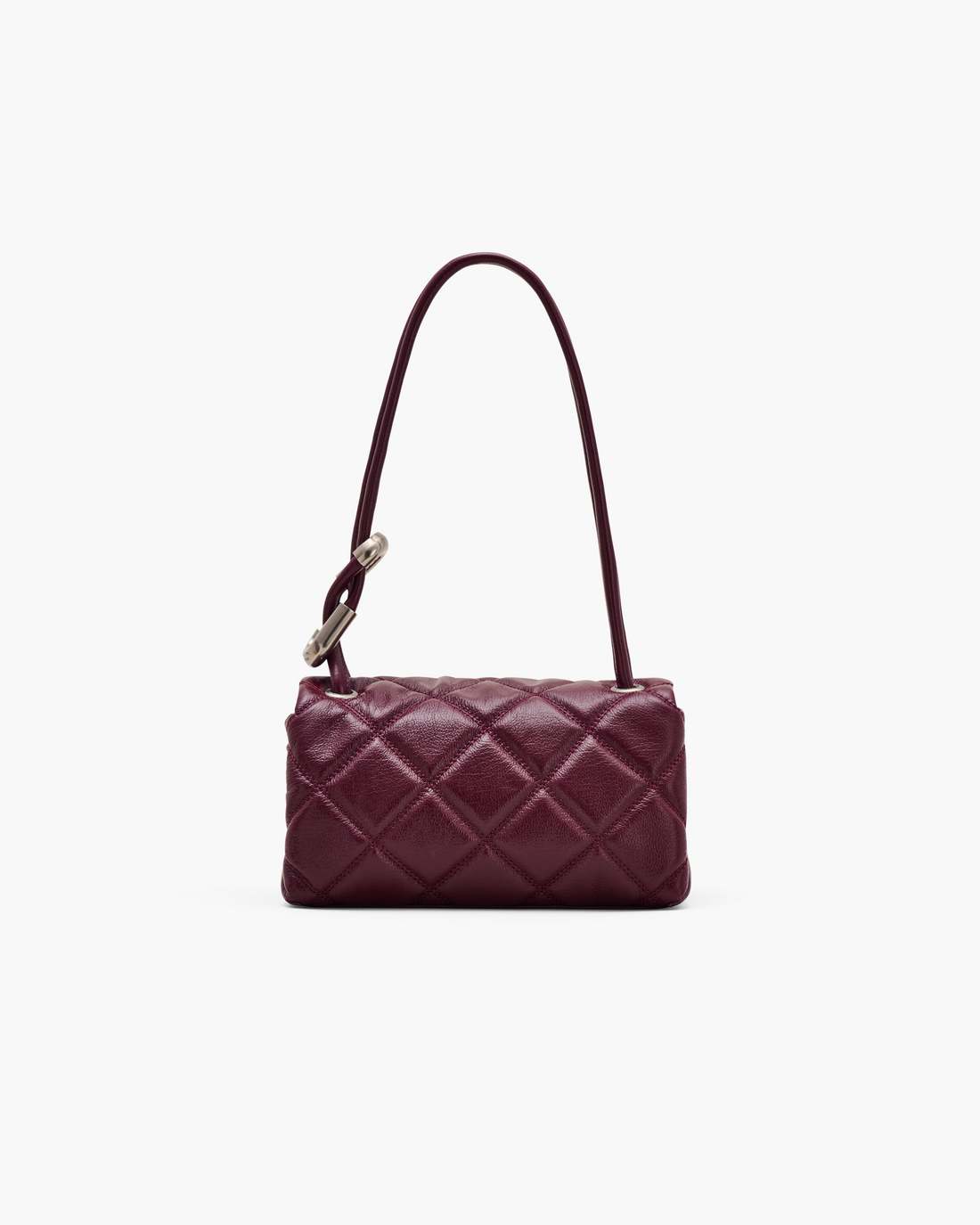 The Quilted Mini Dual Shoulder Bag Dark Plum - Marc Jacobs