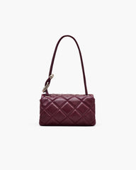 The Quilted Mini Dual Shoulder Bag Dark Plum - Marc Jacobs