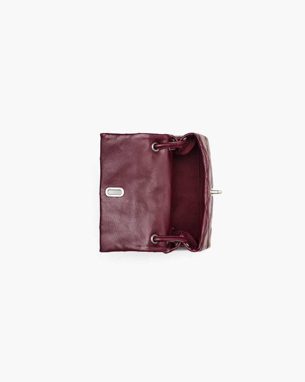 The Quilted Mini Dual Shoulder Bag Dark Plum - Marc Jacobs