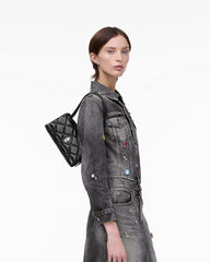 The Quilted Mini Dual Shoulder Bag Black - Marc Jacobs
