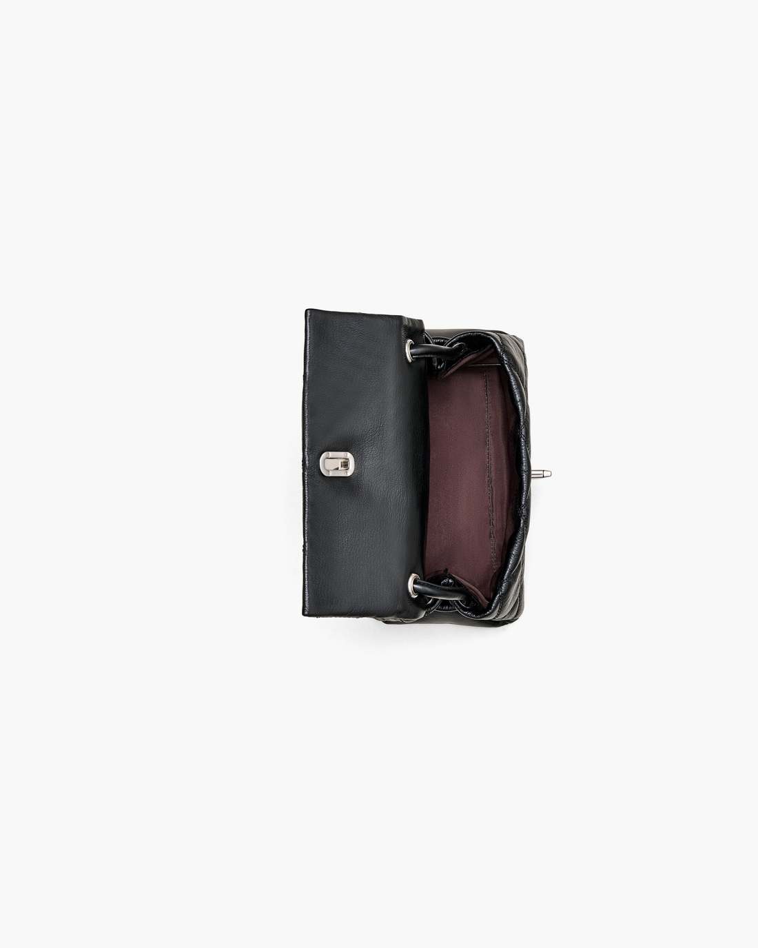 The Quilted Mini Dual Shoulder Bag Black - Marc Jacobs