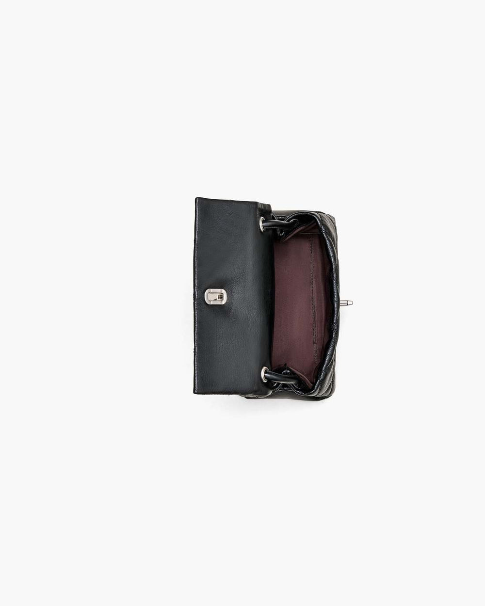 The Quilted Mini Dual Shoulder Bag Black - Marc Jacobs