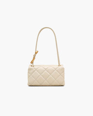 The Quilted Mini Dual Shoulder Bag Cloud White - Marc Jacobs
