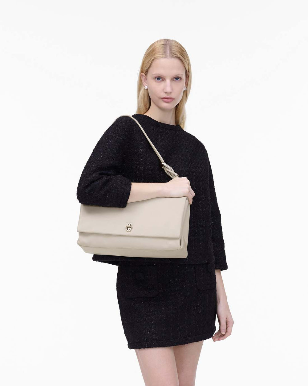 The Large Dual Bag Cloud White - Marc Jacobs