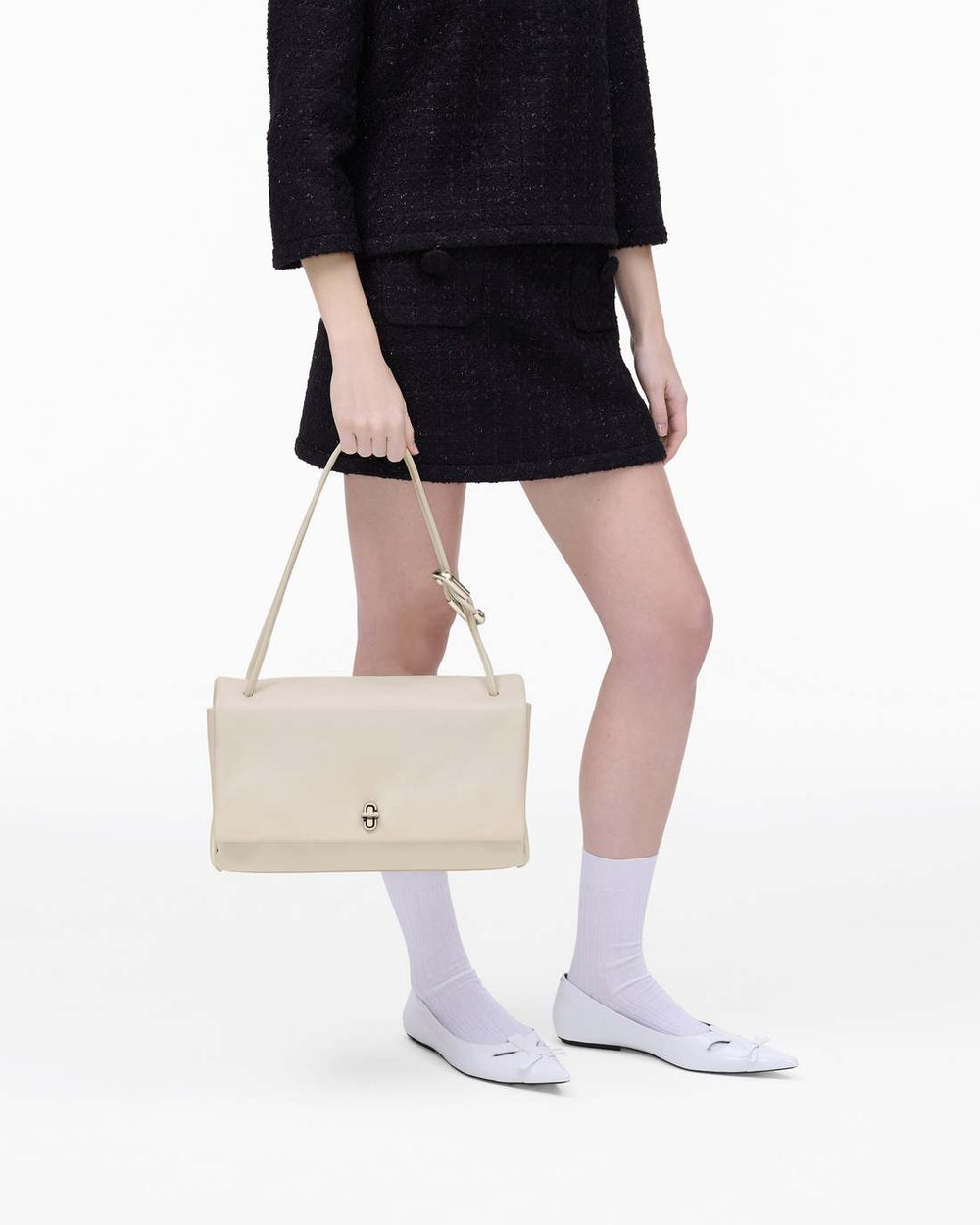 The Large Dual Bag Cloud White - Marc Jacobs