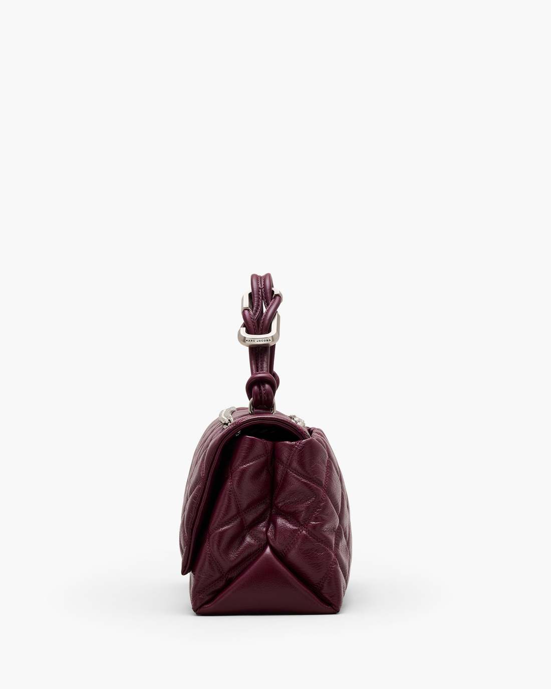 The Quilted Dual Convertible Shoulder Bag Dark Plum - Marc Jacobs