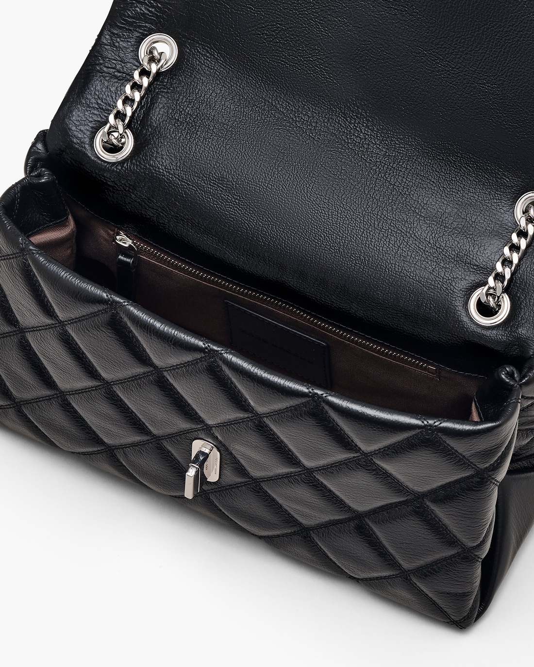 The Quilted Dual Convertible Shoulder Bag Black - Marc Jacobs