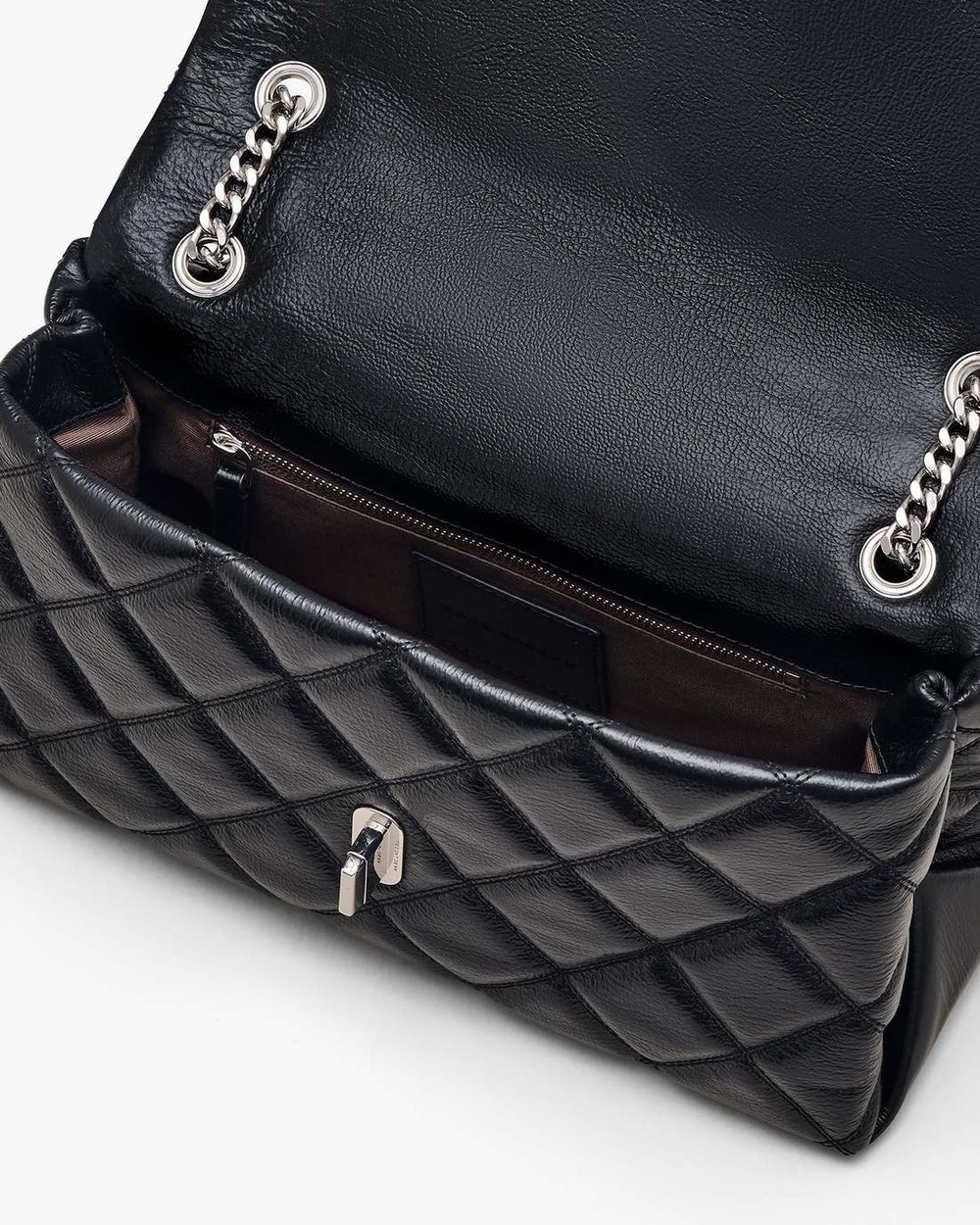 The Quilted Dual Convertible Shoulder Bag Black - Marc Jacobs