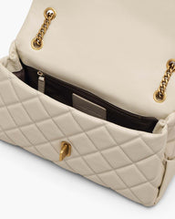 The Quilted Dual Convertible Shoulder Bag Cloud White - Marc Jacobs