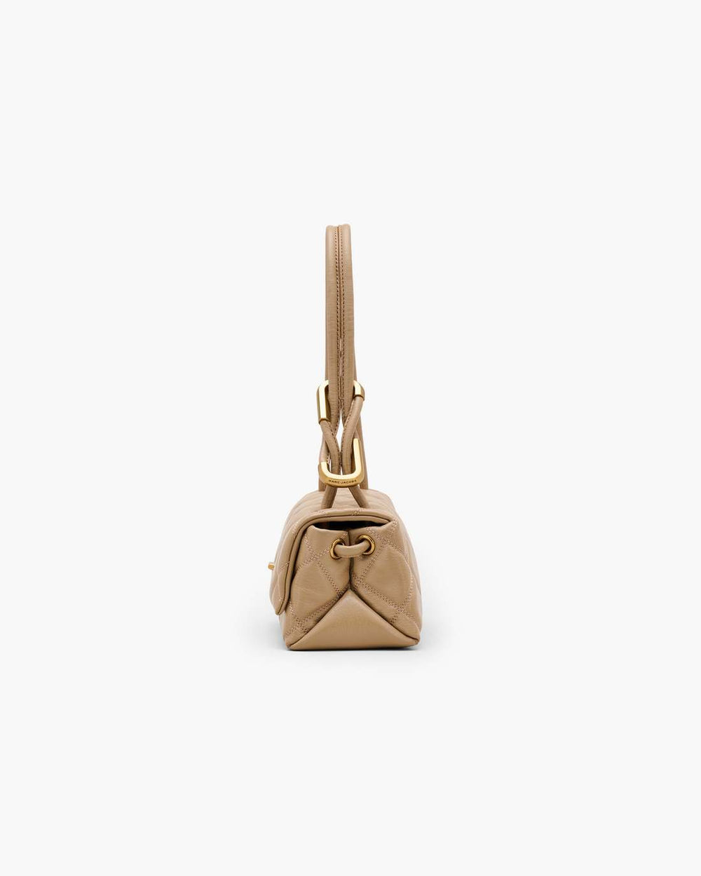 The Quilted Mini Dual Shoulder Bag Camel - Marc Jacobs