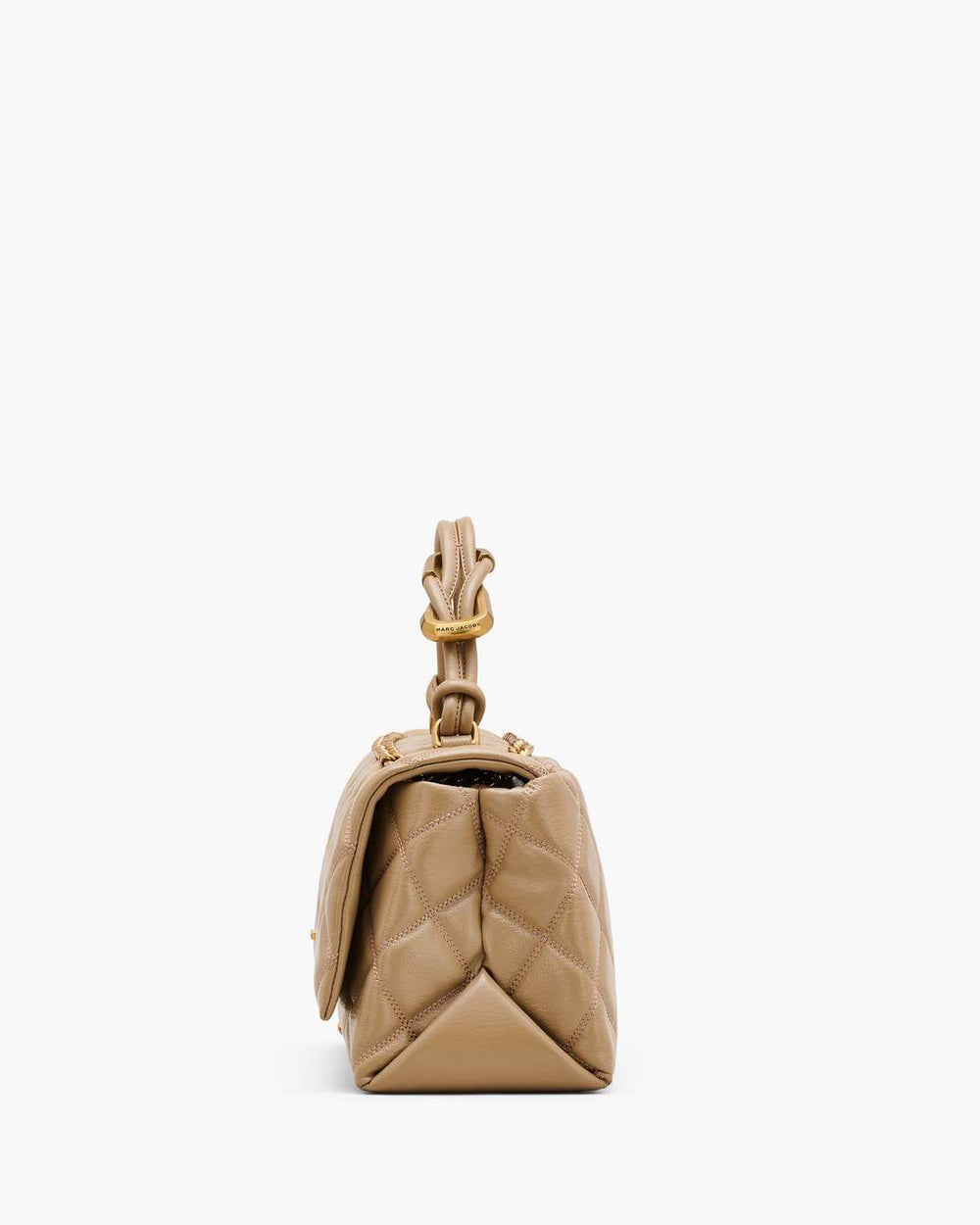 The Quilted Dual Convertible Shoulder Bag Camel - Marc Jacobs