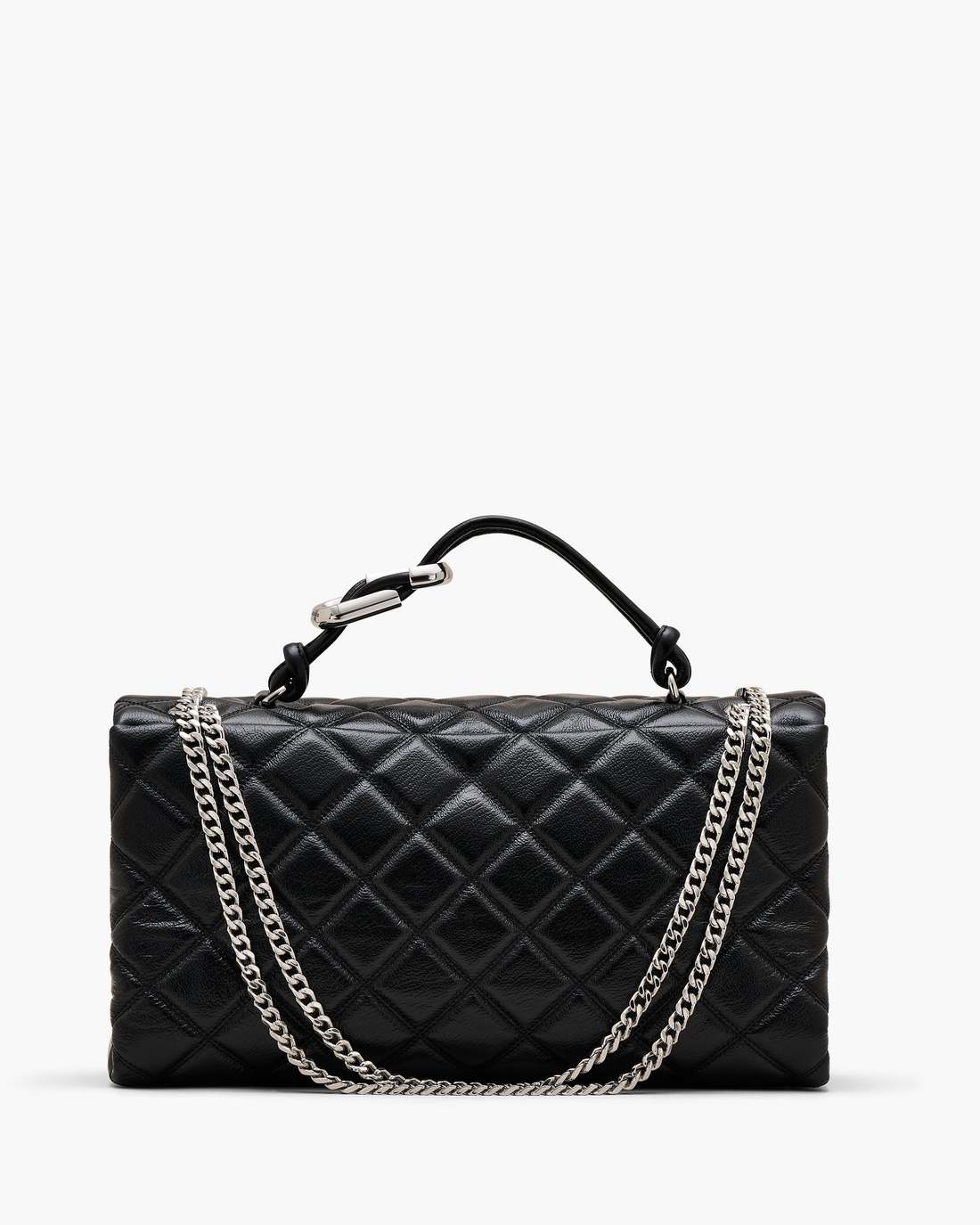 The Quilted XL Dual Convertible Shoulder Bag Black - Marc Jacobs