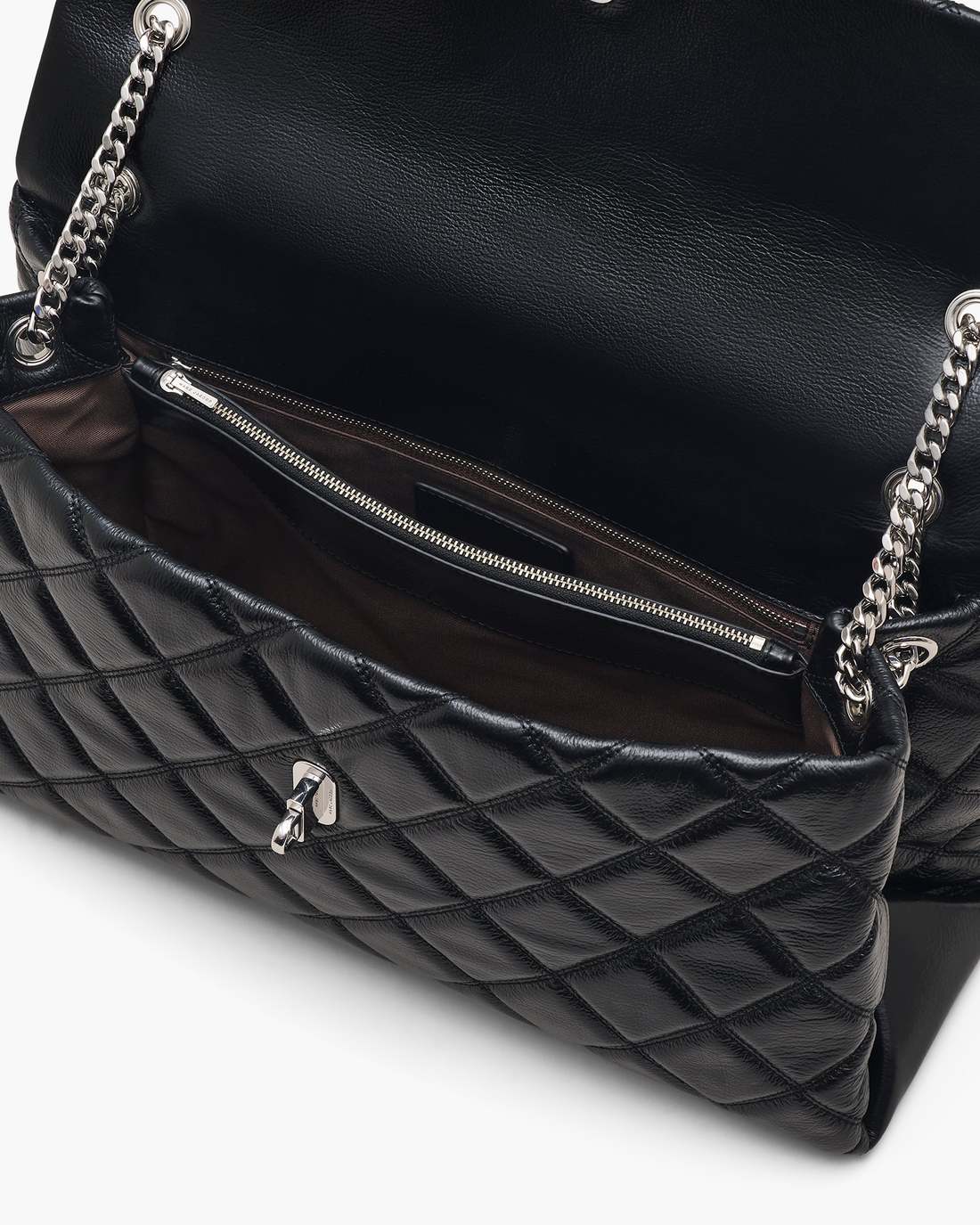 The Quilted XL Dual Convertible Shoulder Bag Black - Marc Jacobs