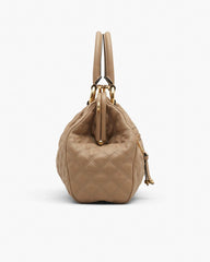 Re-Edition Quilted Leather Stam Bag Camel - Marc Jacobs