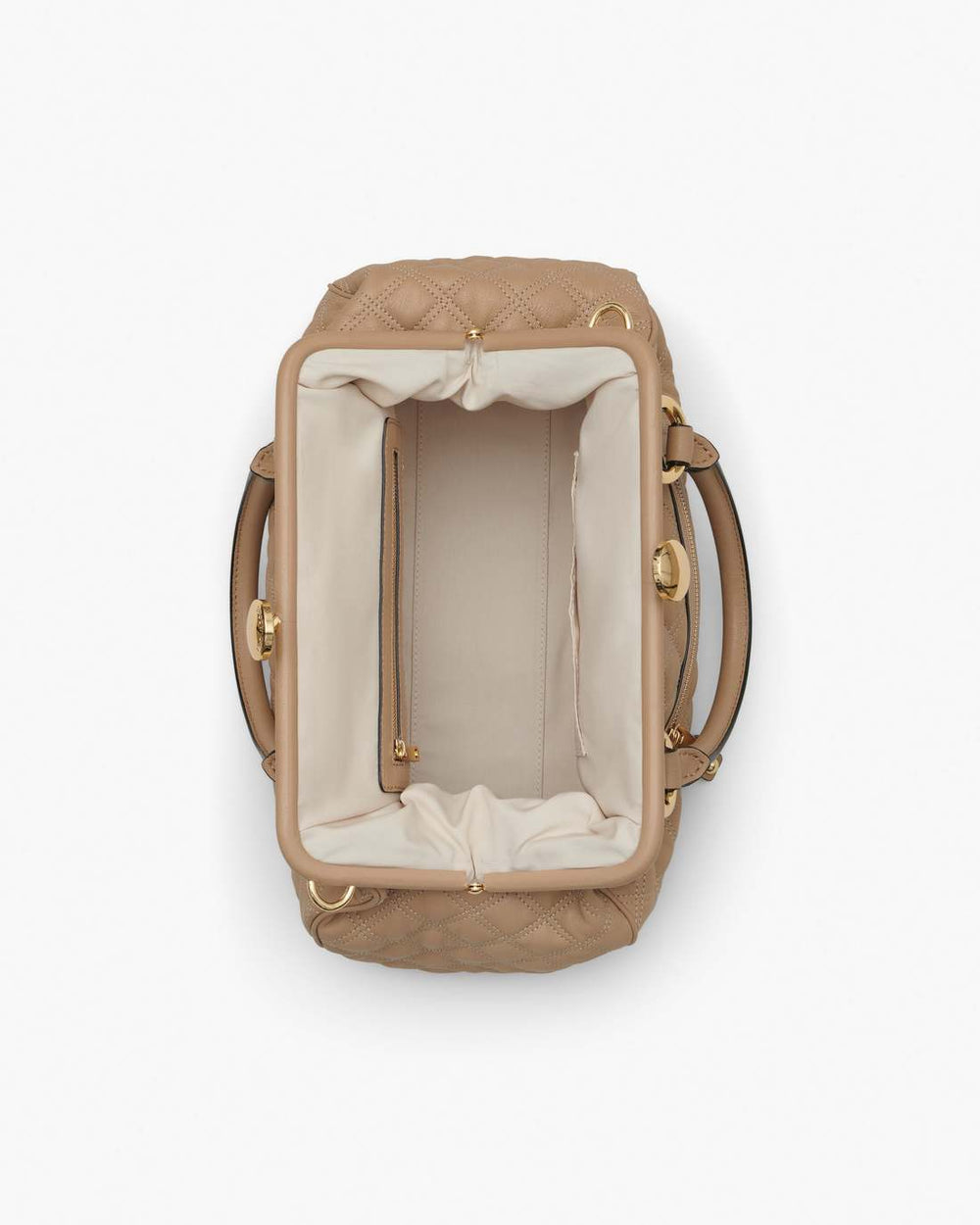 Re-Edition Quilted Leather Stam Bag Camel - Marc Jacobs