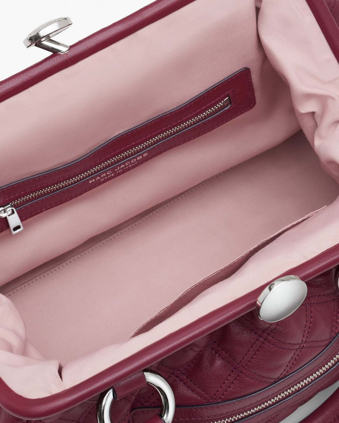 Re-Edition Quilted Leather Stam Bag Cherry - Marc Jacobs