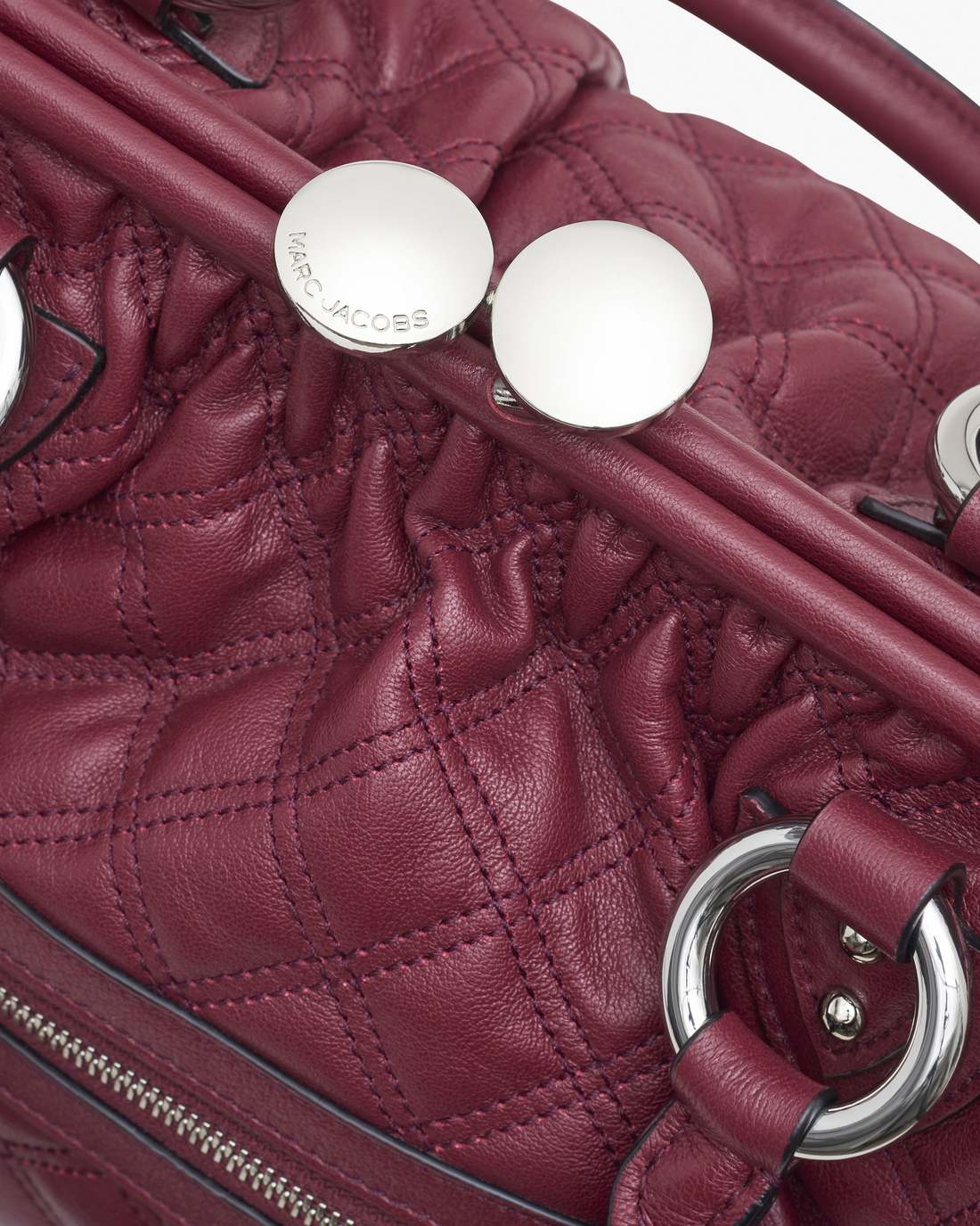 Re-Edition Quilted Leather Stam Bag Cherry - Marc Jacobs
