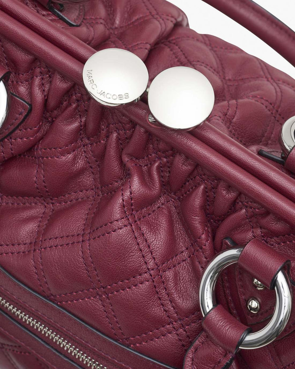 Re-Edition Quilted Leather Stam Bag Cherry - Marc Jacobs