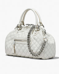 Re-Edition Quilted Leather Stam Bag Cloud White - Marc Jacobs